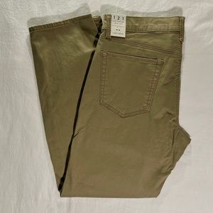Lucky Brand Men's 121 Slim Straight Jeans Khaki 34x30 NWT